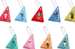 Mobile Suit Gundam The Witch From Mercury: Clear Plate Keychain 1Box 9pcs