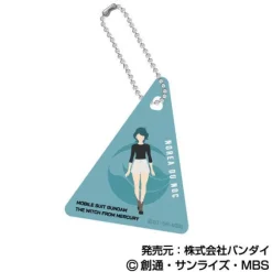 Mobile Suit Gundam The Witch From Mercury: Clear Plate Keychain 1Box 9pcs