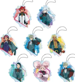 Mobile Suit Gundam The Witch From Mercury: Wet Color Series Acrylic Keychain: 1Box (8pcs)