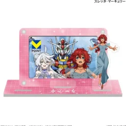 Mobile Suit Gundam The Witch From Mercury: Card Stand With Acrylic Stand Suletta Mercury Dress Ver.