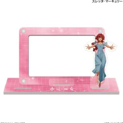 Mobile Suit Gundam The Witch From Mercury: Card Stand With Acrylic Stand Suletta Mercury Dress Ver.