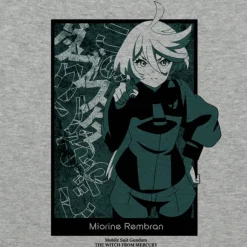 Mobile Suit Gundam The Witch From Mercury: Miorine You Hypocritical Loser of a Father T-shirt MIX GRAY M