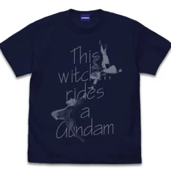 Mobile Suit Gundam The Witch From Mercury: Suletta & Miorine T-shirt NAVY L