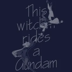 Mobile Suit Gundam The Witch From Mercury: Suletta & Miorine T-shirt NAVY L