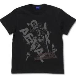 Mobile Suit Gundam The Witch From Mercury: Gundam Aerial T-shirt BLACK L