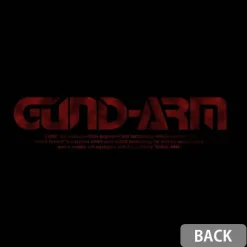 Mobile Suit Gundam The Witch From Mercury: GUND ARM T-shirt BLACK XL