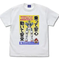 Mobile Suit Gundam The Witch From Mercury: GUND-ARM Inc. Image Poster Full Color T-shirt WHITE M