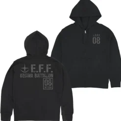 Mobile Suit Gundam 08th MS Platoon: Zip Hoodie / Black-M