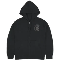 Mobile Suit Gundam 08th MS Platoon: Zip Hoodie / Black-XXL