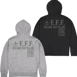Mobile Suit Gundam 08th MS Platoon: Zip Hoodie / Black-L