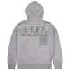 Mobile Suit Gundam 08th MS Platoon: Zip Hoodie / Mix Gray-L