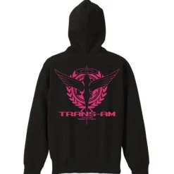 Mobile Suit Gundam 00 Trans Am Parka Black x Tropical Pink S