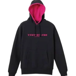 Mobile Suit Gundam 00 Trans Am Parka Black x Tropical Pink S