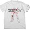 Mobile Suit Gundam Uc (Unicorn): Destroy Mode T-Shirt / White-M