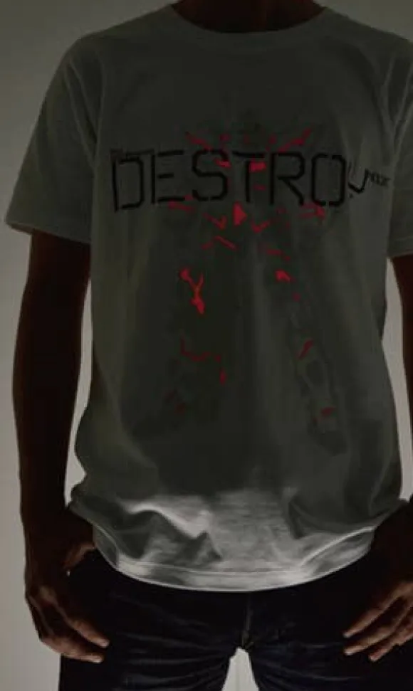 Mobile Suit Gundam Uc (Unicorn): Destroy Mode T-Shirt / White-M