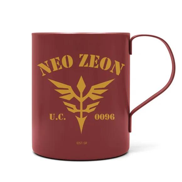 Mobile Suit Gundam Uc (Unicorn): Neo Zeon U.C. 0096 Double-Layer Stainless Steel Mug (Painted)