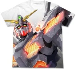 Mobile Suit Gundam Uc (Unicorn): Unicorn Gundam Full Graphic T-Shirt / White-M
