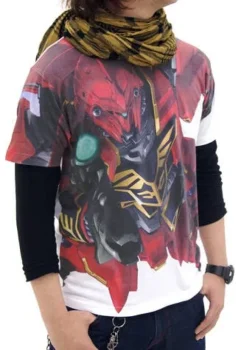 Mobile Suit Gundam Uc (Unicorn): Sinanju Full Graphic T-Shirt / White-Xl