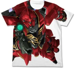 Mobile Suit Gundam Uc (Unicorn): Sinanju Full Graphic T-Shirt / White-M