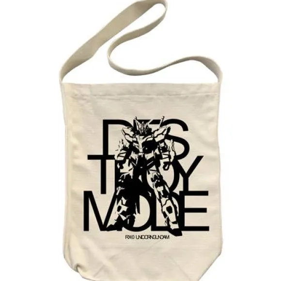 Mobile Suit Gundam UC: Unicorn Gundam Shoulder Tote Bag Natural