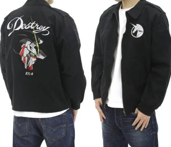 Mobile Suit Gundam Unicorn: Unicorn Gundam Embroidery Tour Jacket / Black - L
