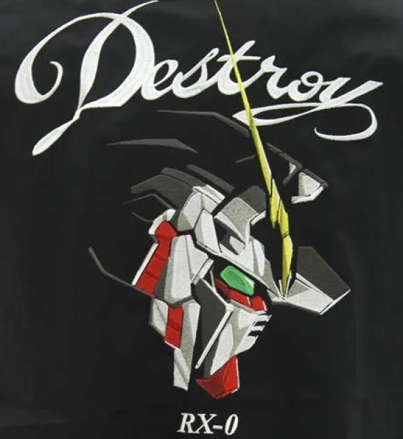 Mobile Suit Gundam Unicorn: Unicorn Gundam Embroidery Work Shirt / Black - XL