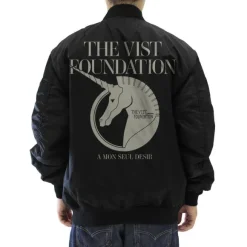 Mobile Suit Gundam Unicorn: Vist Foundation MA-1 Jacket Black L