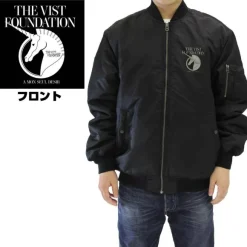 Mobile Suit Gundam Unicorn: Vist Foundation MA-1 Jacket Black L
