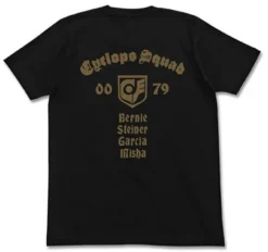 Mobile Suit Gundam 0080 War In The Pocket: Cyclops Squad T-Shirt / Black-L