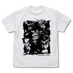 Mobile Suit Gundam Wing Operation Meteor MS T-shirt White M