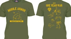 Mobile Suit Gundam x October Beast Zeon All Mobile Armor T-shirt (S)