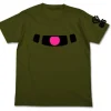 Mobile Suit Gundam: Zaku Monoeye Glow-In-The-Dark T-Shirt / Moss-Xl