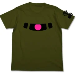 Mobile Suit Gundam: Zaku Monoeye Glow-In-The-Dark T-Shirt / Moss-XL