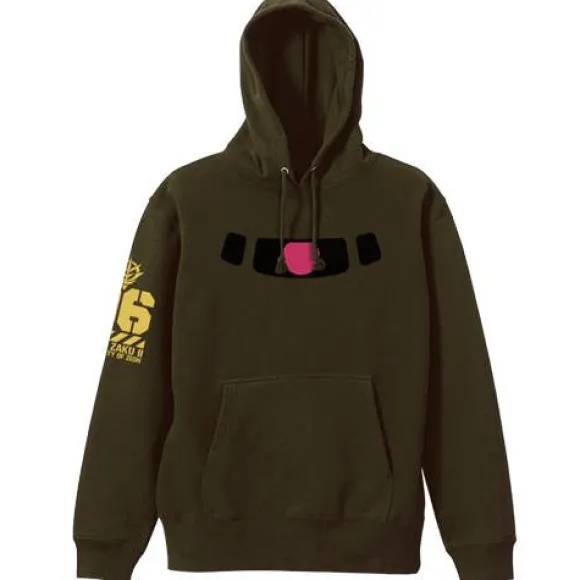 Mobile Suit Gundam Zaku Mono-Eye Luminous Parka Moss XL