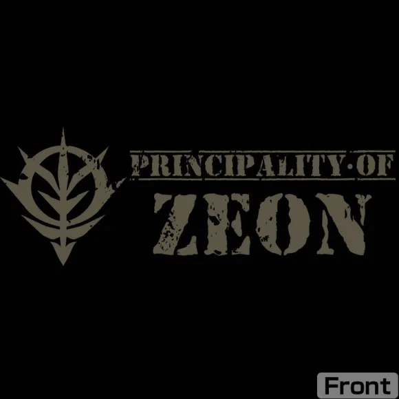 Mobile Suit Gundam: Zeon Armed Forces Thin Dry Hoodie BLACK M