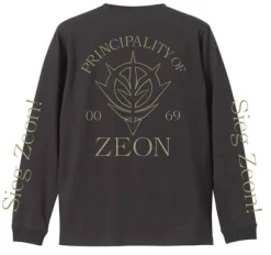 Mobile Suit Gundam: Zeon Army Long Sleeve T-Shirt / Sumi-L