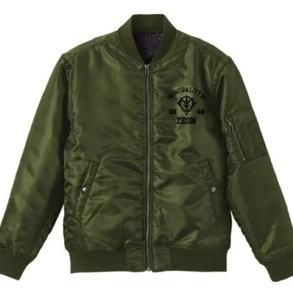 Mobile Suit Gundam: Zeon Army MA-1 Jacket: Moss - S