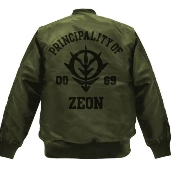 Mobile Suit Gundam: Zeon Army MA-1 Jacket: Moss - S