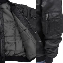 Mobile Suit Gundam: Zeon Army MA-1 Jacket: Black - M
