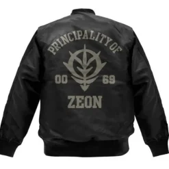 Mobile Suit Gundam: Zeon Army MA-1 Jacket: Black - M