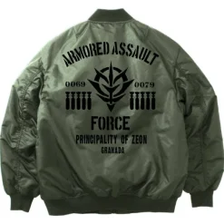 Mobile Suit Gundam: Zeon Assault Mobile Army MA-1 Jacket Moss M