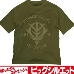 Mobile Suit Gundam: Zeon Big Silhouette T-Shirt Moss L