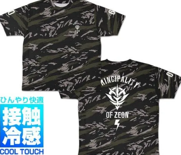 Mobile Suit Gundam: Zeon Cool Touch Full Graphic T-shirt: S
