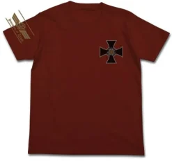Mobile Suit Gundam: Zeon Cross Of Merit T-Shirt / Burgundy-M