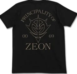 Mobile Suit Gundam: Zeon Dry T-Shirt: Black-L