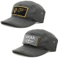 Mobile Suit Gundam Zeon Embroidery Cap Earth Federation Capturing Type Charcoal