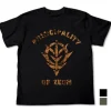 Mobile Suit Gundam: Zeon Faded Print T-Shirt / Black-Xl