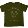 Mobile Suit Gundam: Zeon Faded Print T-Shirt / Moss-M