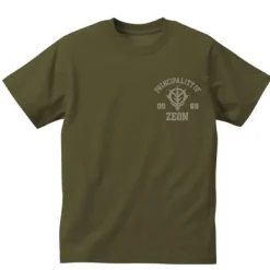 Mobile Suit Gundam Zeon Heavyweight T-Shirt Moss Green M