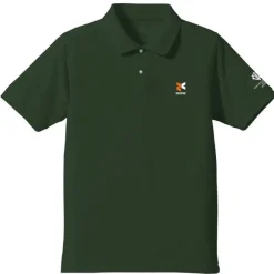 Mobile Suit Gundam: Zeonic Embroidered Polo Shirt / British Green-Xl